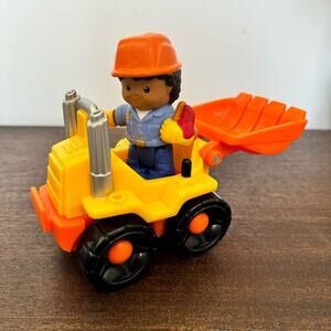Fisher Price Little People Roberto and His Front Loader Toys Imagination Play